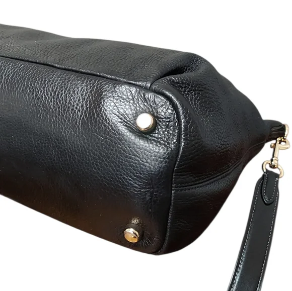 Coach Ally Leather Zip Shoulder Satchel Great Condition F30565 - Picture 9 of 9